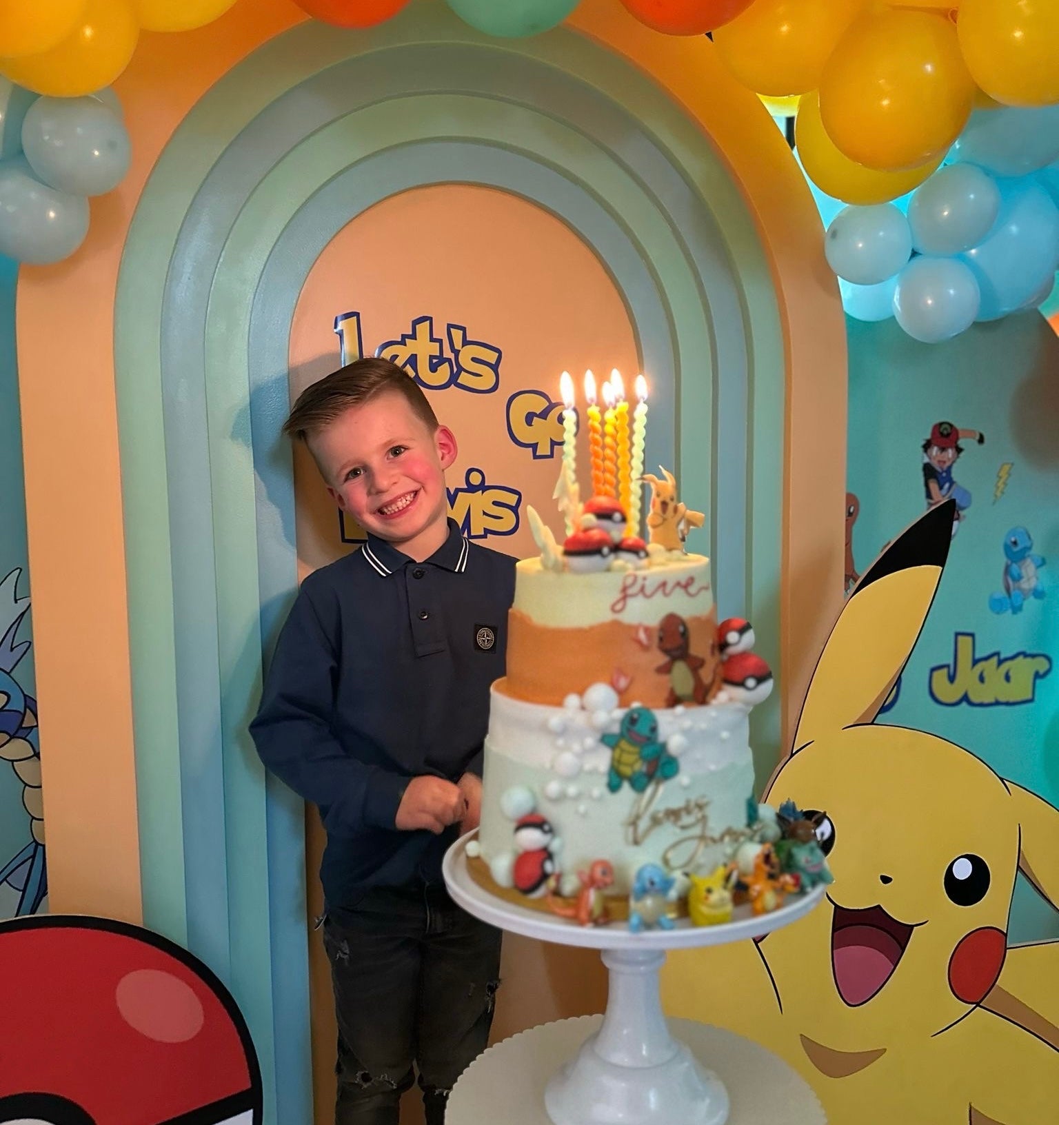 Pokemon thema Backdrop